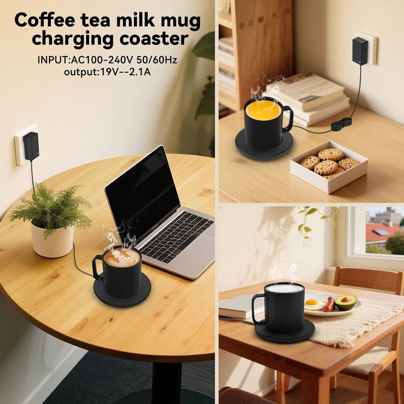 Cisain Charging Coaster 2 Compatible with Temperature Control Smart Mug 2,Mug1, Mug Power Cord for Em/BER Smart Temperature Control Mugs - Image 2